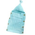 XMWEALTHY Newborn Baby Wrap Swaddle Blanket Knit Sleeping Bag Receiving Blankets Stroller Wrap for Baby(Beige) (0-6 Month) - Image 6